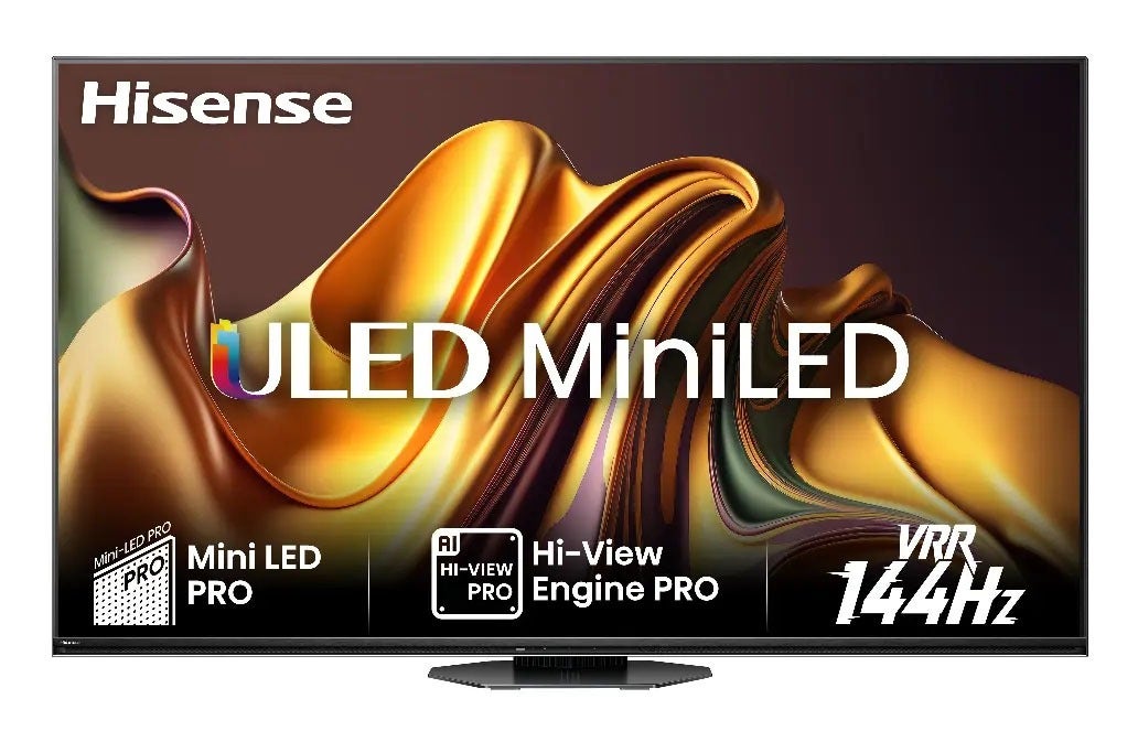 MiniLED televisie van Hisense. MiniLED televisie van Hisense.