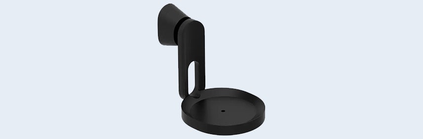 Een zwarte muurbeugel van Sonos voor de Sonos Era 100. Een zwarte muurbeugel van Sonos voor de Sonos Era 100.