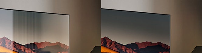 Samsung Glare Free voordeel: Minder reflecties en schitteringen Samsung Glare Free voordeel: Minder reflecties en schitteringen