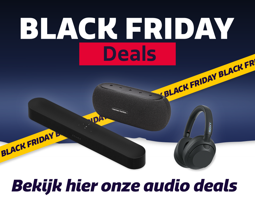 Black Friday 2025 deals op audioapparatuur bij Electro World. Black Friday 2025 deals op audioapparatuur bij Electro World.