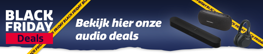 Black Friday 2025 deals op audioapparatuur bij Electro World. Black Friday 2025 deals op audioapparatuur bij Electro World.