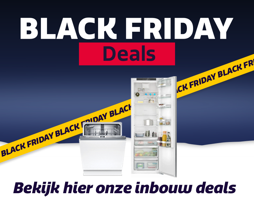 Black Friday 2025 deals op inbouwapparatuur bij Electro World. Black Friday 2025 deals op inbouwapparatuur bij Electro World.