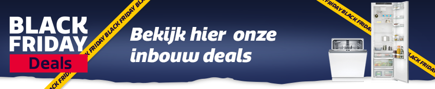 Black Friday 2025 deals op inbouwapparatuur bij Electro World. Black Friday 2025 deals op inbouwapparatuur bij Electro World.