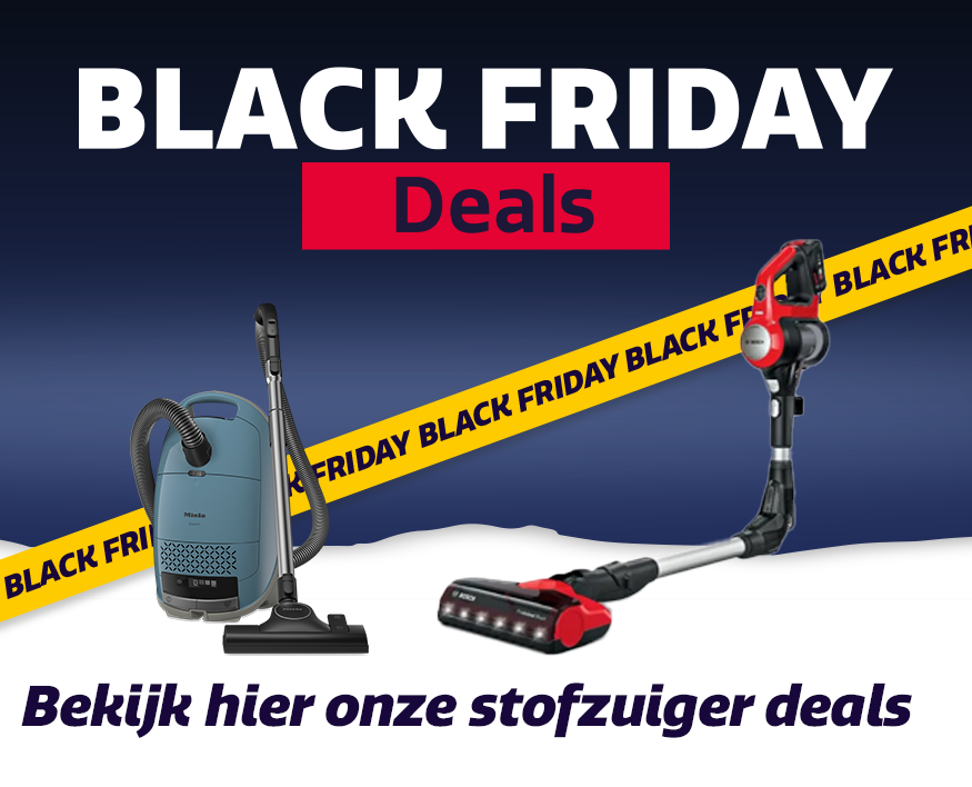 Black Friday 2025 deals op stofzuigers bij Electro World. Black Friday 2025 deals op stofzuigers bij Electro World.