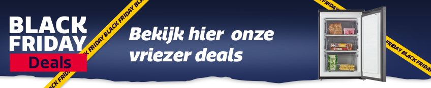 Black Friday 2025 deals op vriezers bij Electro World. Black Friday 2025 deals op vriezers bij Electro World.