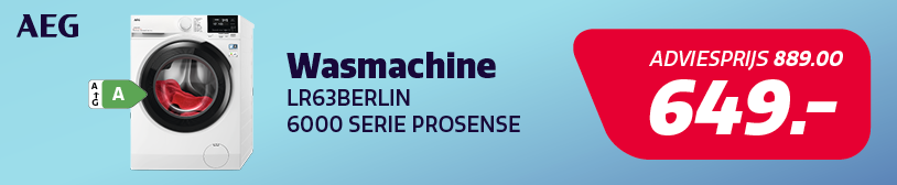 Wasmachine van AEG in de aanbieding bij Electro World.