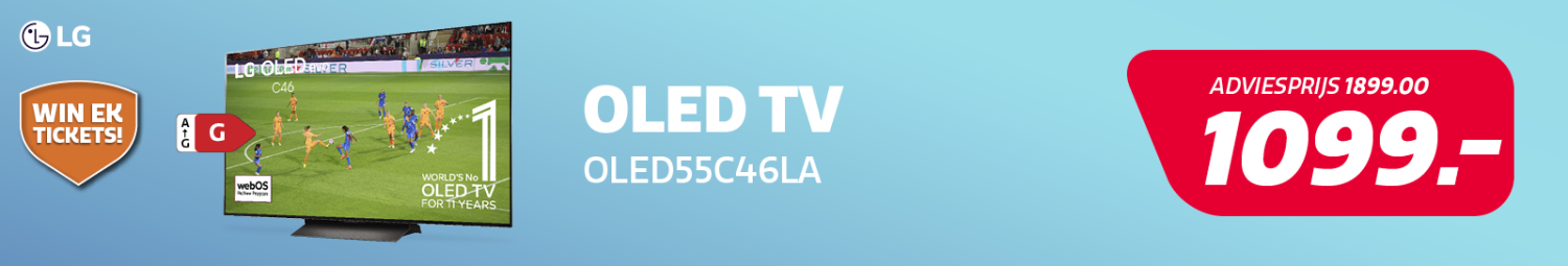 Korting op OLED TV van LG en maak kans op EK vrouwen 2025 tickets. Korting op OLED TV van LG en maak kans op EK vrouwen 2025 tickets.