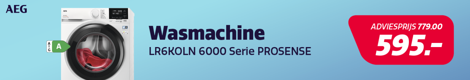 Wasmachine van AEG in de aanbieding bij Electro World. Wasmachine van AEG in de aanbieding bij Electro World.