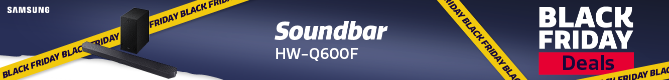 Samsung soundbar in de Black Friday actie bij Electro World. Samsung soundbar in de Black Friday actie bij Electro World.