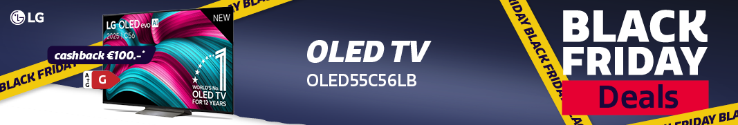 LG OLED televisie in de Black Friday actie bij Electro World. LG OLED televisie in de Black Friday actie bij Electro World.
