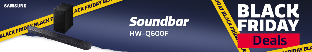 Samsung soundbar in de Black Friday actie bij Electro World. Samsung soundbar in de Black Friday actie bij Electro World.