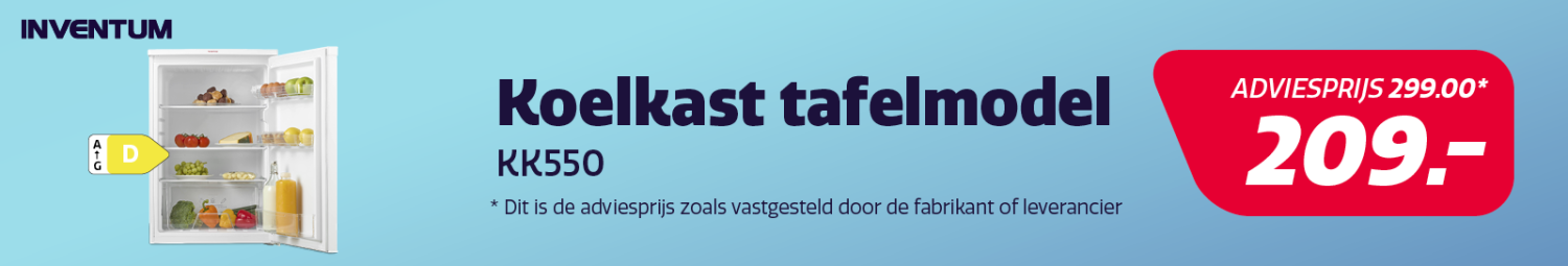 Korting op de tafelmodel koelkast van Inventum bij Electro World. Korting op de tafelmodel koelkast van Inventum bij Electro World.