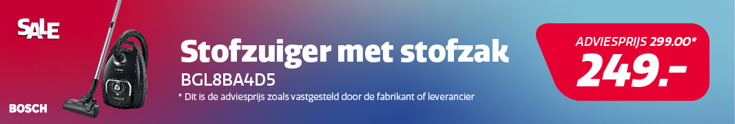 Bosch stofzuiger aanbieding