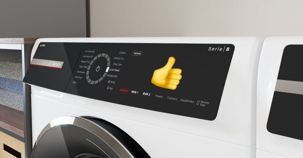 Wasmachine met beladingsherkenning Wasmachine met beladingsherkenning