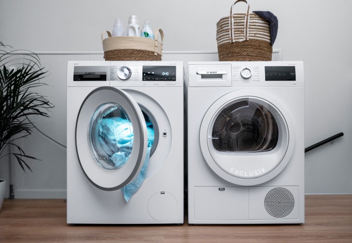 Wasmachine met trommelreiniging Wasmachine met trommelreiniging