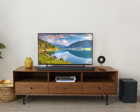 Bekijk de JBL 2.1 Deep Bass Soundbar Bekijk de JBL 2.1 Deep Bass Soundbar