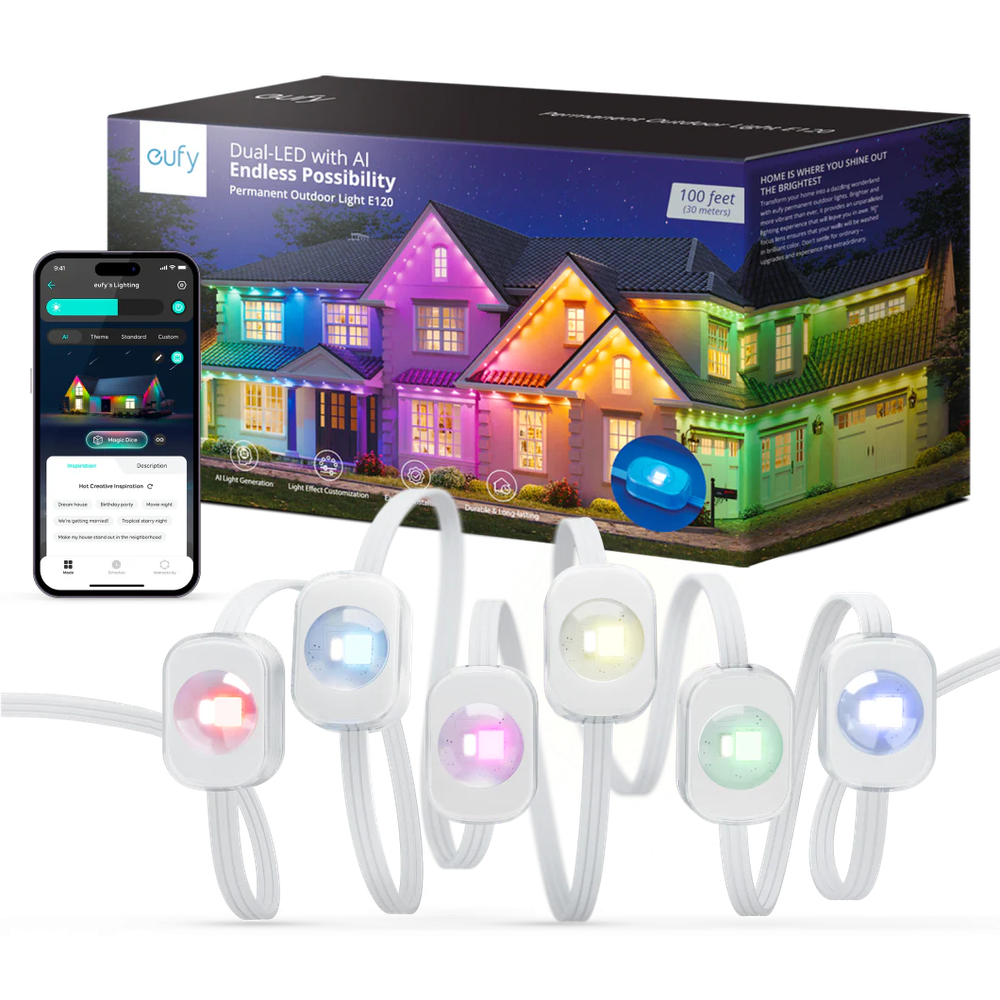 Eufy Permanente Buitenverlichting E22 30 meter