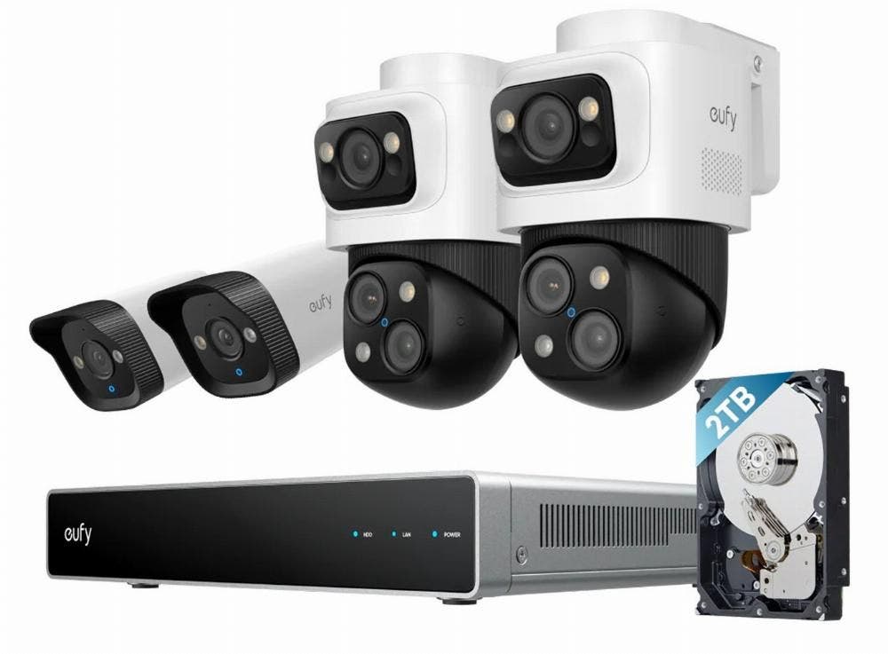 Eufy NVR Security System S4 (Bullet-PTZ + Bullet Cam)