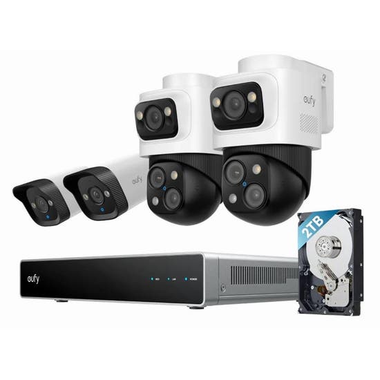 Eufy NVR Security System S4 (Bullet-PTZ + Bullet Cam)