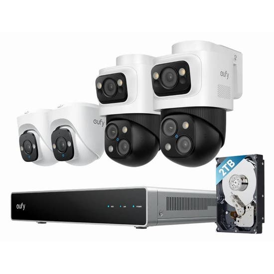 Eufy NVR Security System S4 (Bullet-PTZ + Turret Cam)