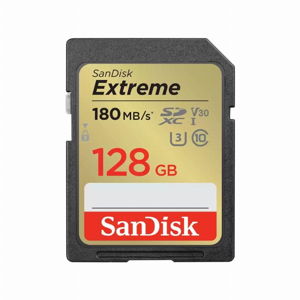 Sandisk Extreme SD UHS-I-kaart - 128GB