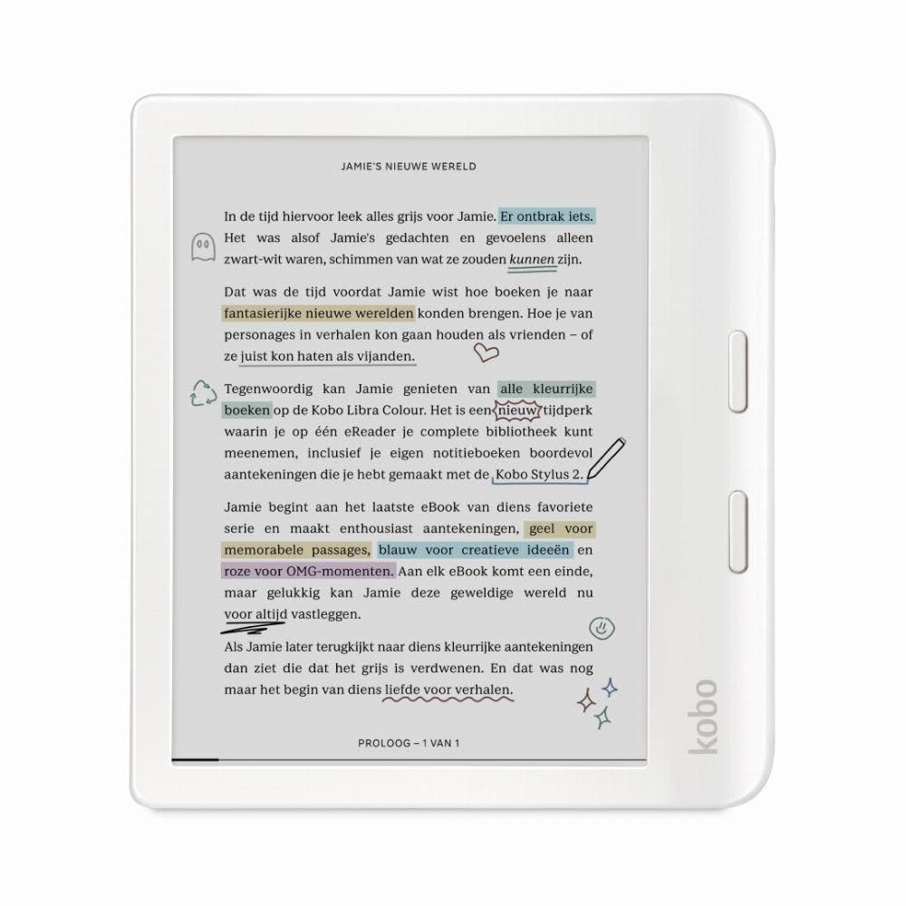 Kobo Libra Colour E Ink Kaleido 7 inch wit