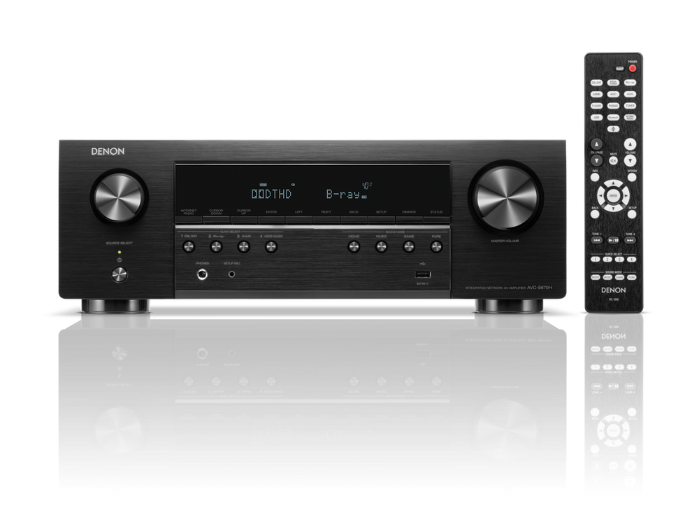Denon AVC-S 670H AV Receiver - Zwart
