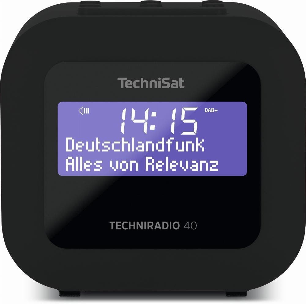 TechniSat Techniradio 40 DAB+ wekkerradio zwart