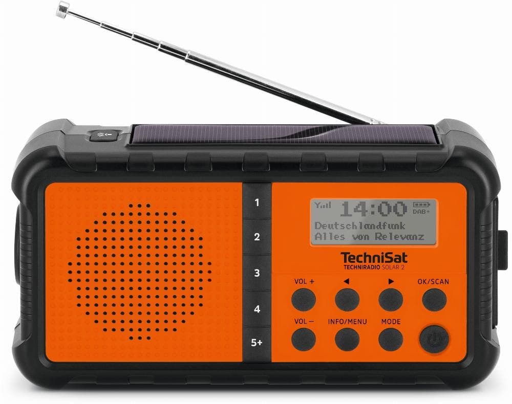 TechniSat Techniradio SOLAR 2 - Oranje/Zwart