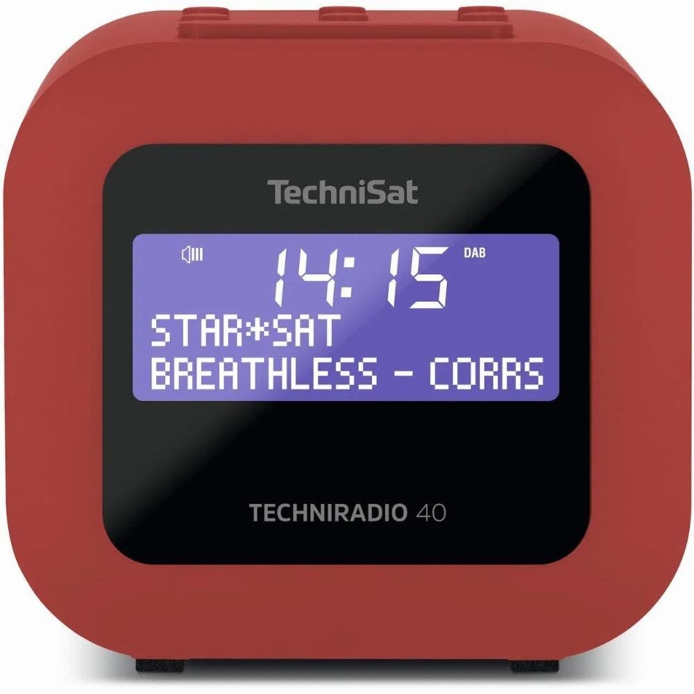 TechniSat Techniradio 40 DAB+ wekkerradio rood