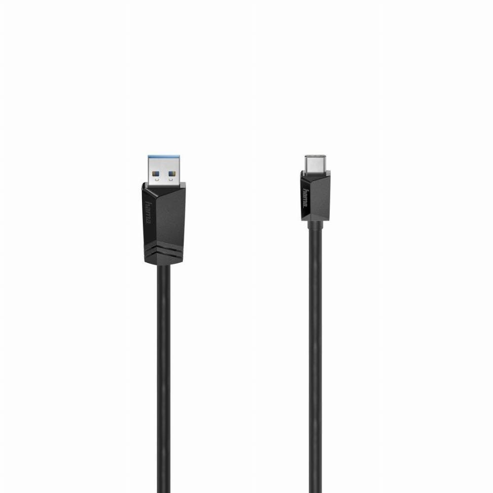 Hama 00200652 USB A naar USB C kabel 1,5 m Zwart