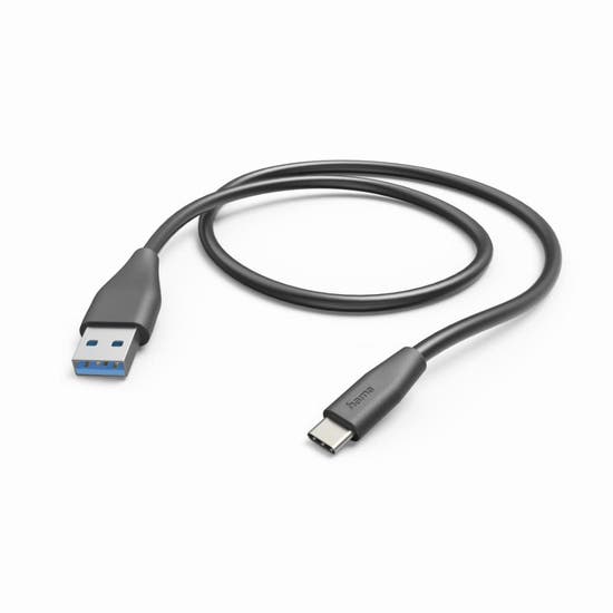 Hama USB-Kabel, USB-A naar USB-C, 1,5 m, zwart