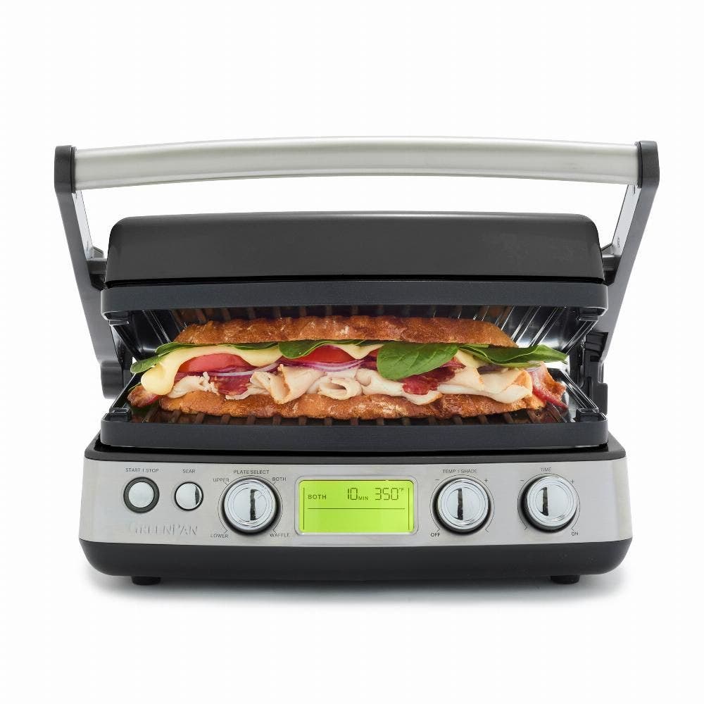 Greenpan Elite contactgrill zwart