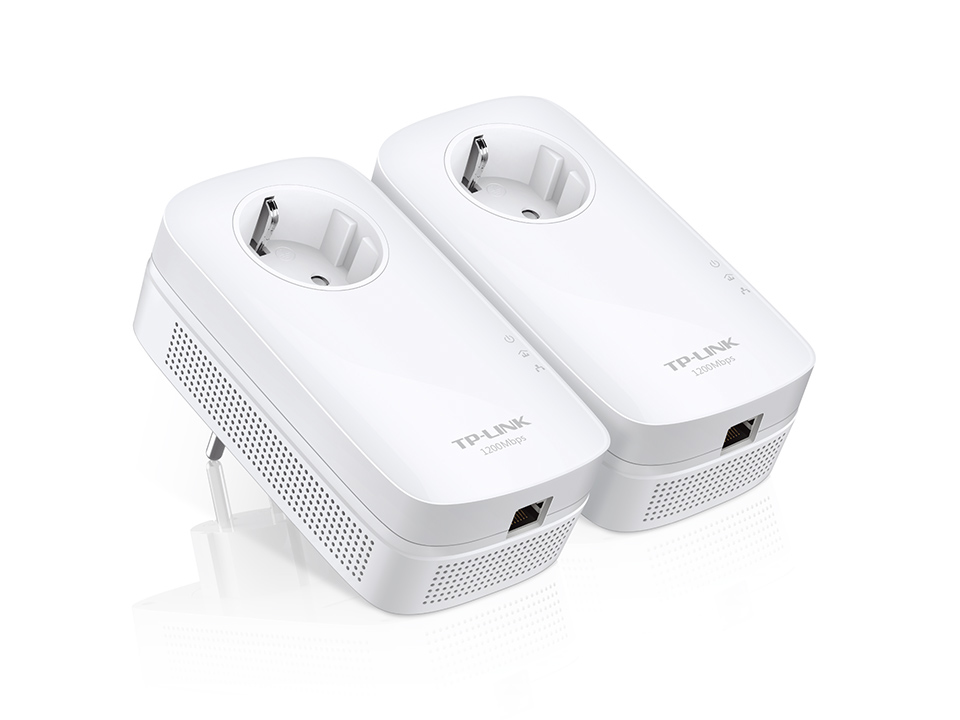 TP-Link AV1300 GIGABIT PASSTHROUGH POWERLINE STARTER KIT