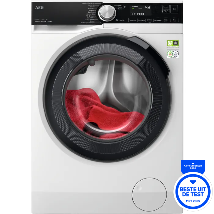 AEG LR9HAMBURG 9000 SERIE ABSOLUTECARE WASMACHINE