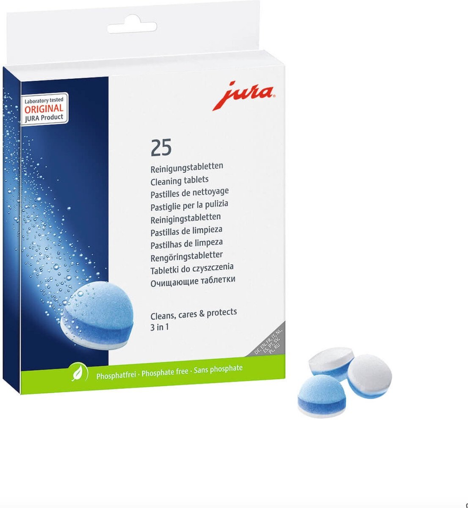Jura 25045 3-in-1 Reinigingstabletten 25 Stuks
