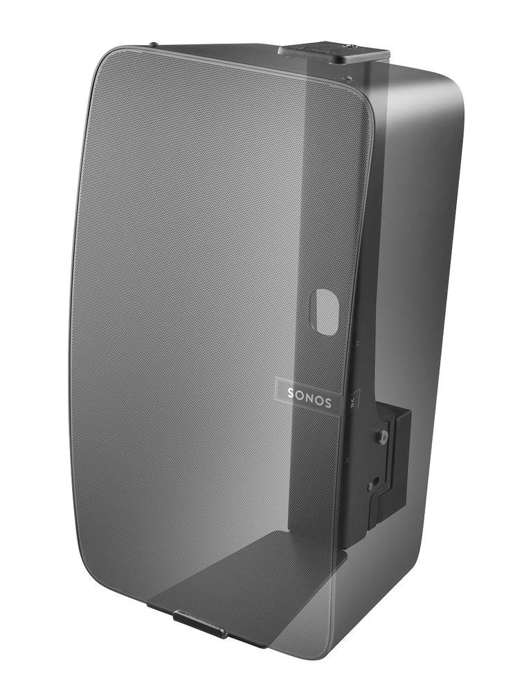 Cavus MUURBEUGEL VOOR SONOS FIVE ZWART VERTICAAL