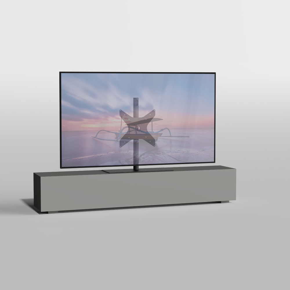 Cavus TV STANDAARD SOLID ZWART 80 CM VESA 400X400