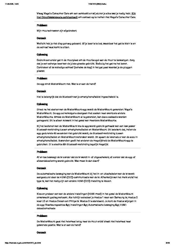 Cavus MUURBEUGEL DRAAI/KANTELBAAR SONOS ERA 100 ZWART