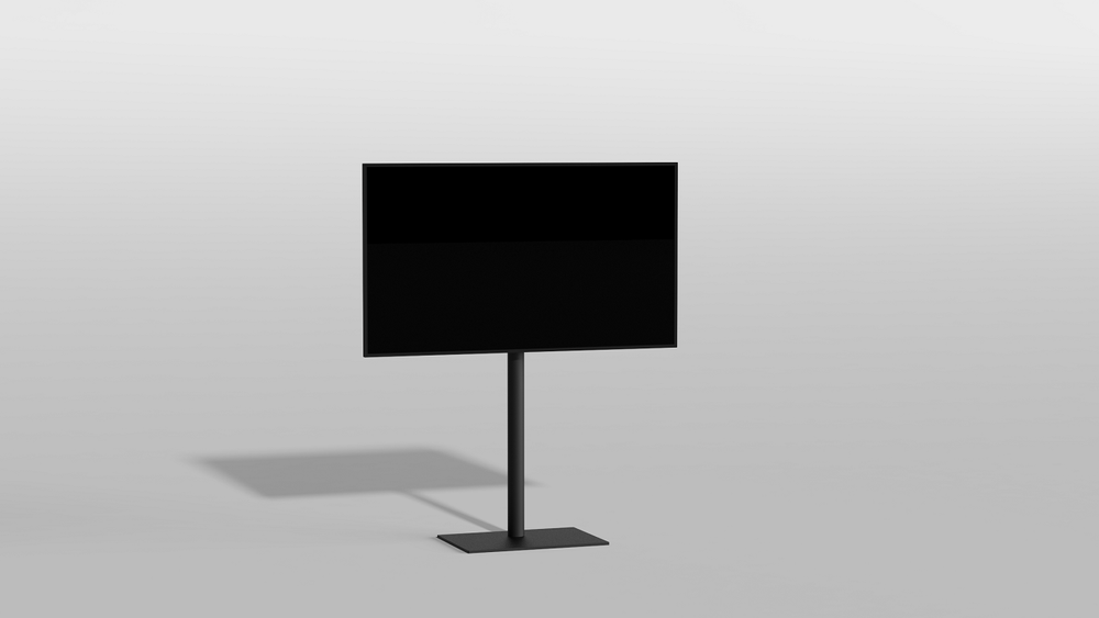 Cavus VLOERSTANDAARD TILE ZWART 100 CM MULTIFIT VESA