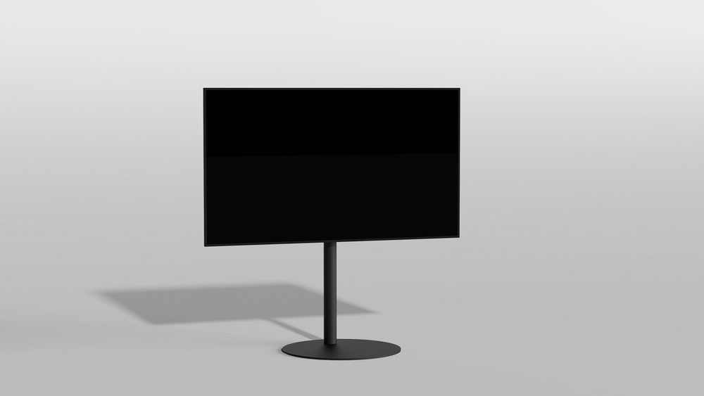 Cavus VLOERSTANDAARD SPHERE ZWART 100 CM MULTIFIT VESA