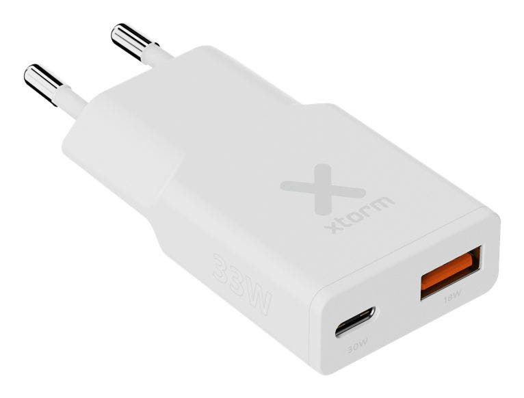 Xtorm Go2 Charger, 1xUSB-C/1xUSB-A, 33 W, wit
