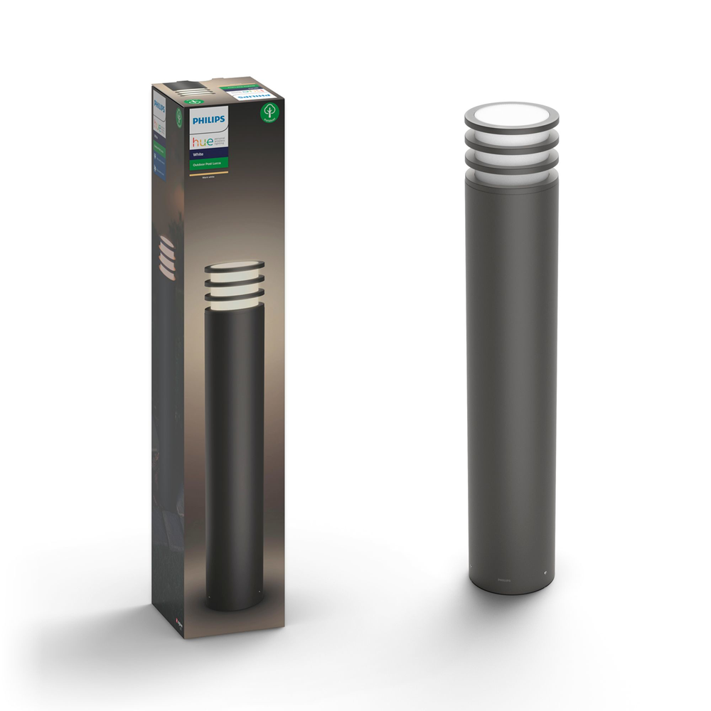 Philips LUCCA HUE POST ANTHRACITE 1X9W 230V