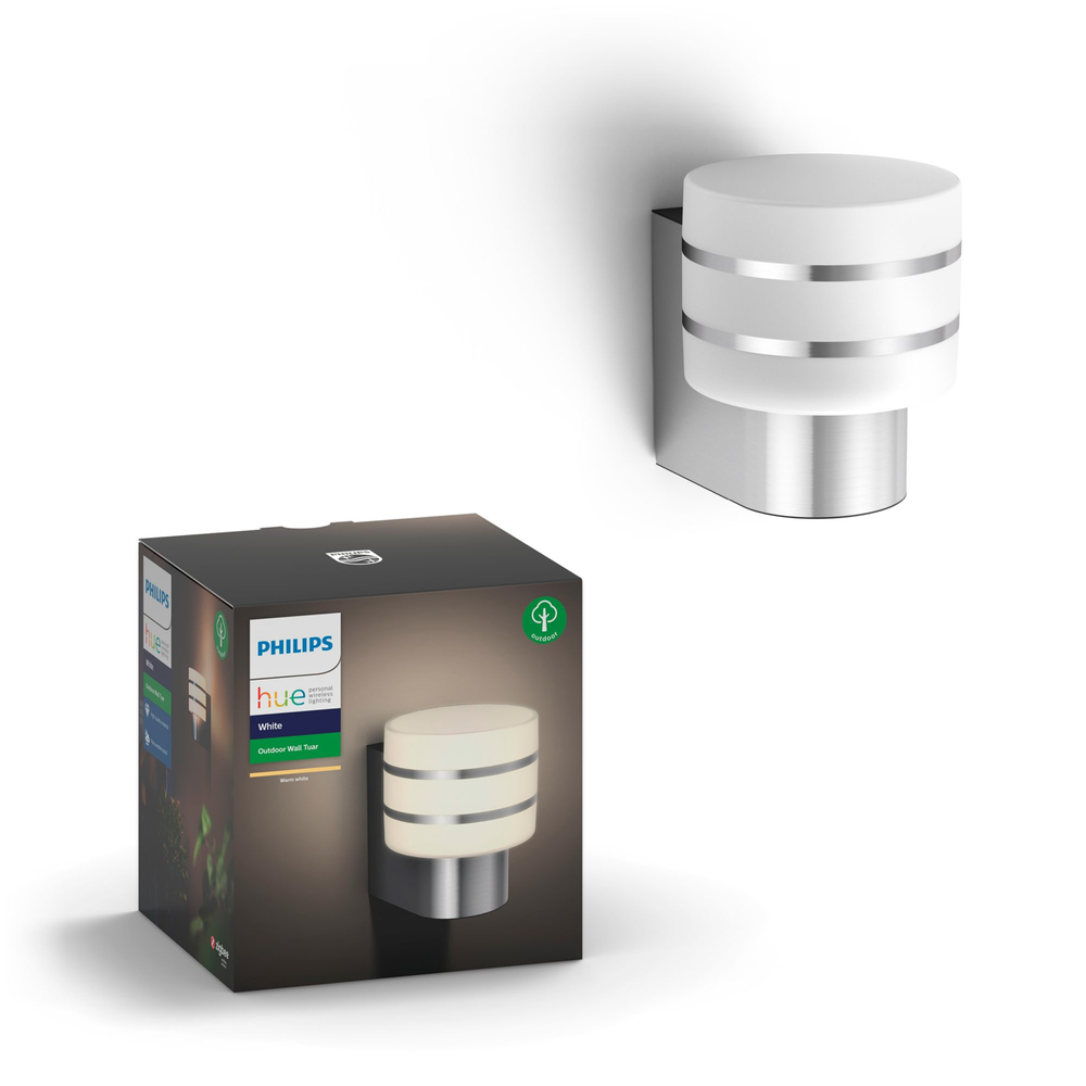 Philips TUAR HUE WALL LANTERN INOX 1X9W 230V