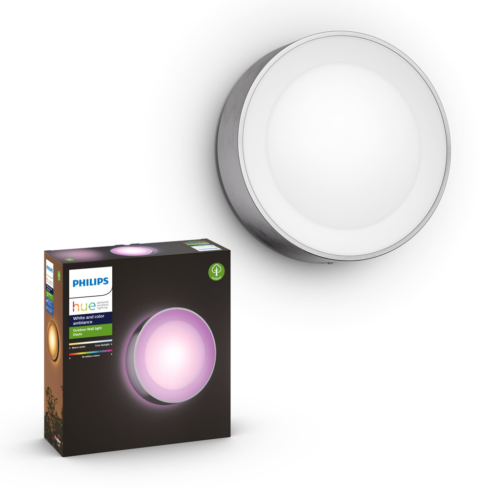 Philips DAYLO HUE WACA WALL LANTERN INOX 1X15W