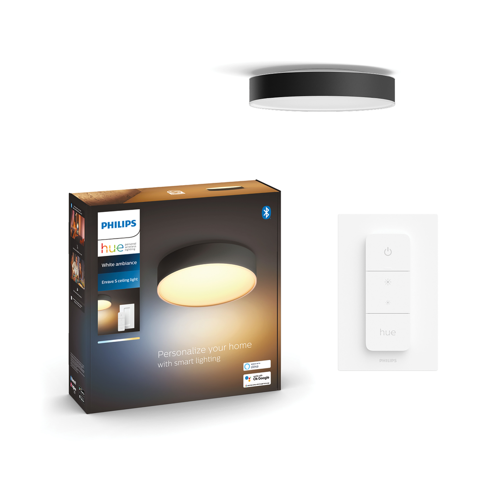 Philips HUE ENRAVE L CEILING LAMP BLACK