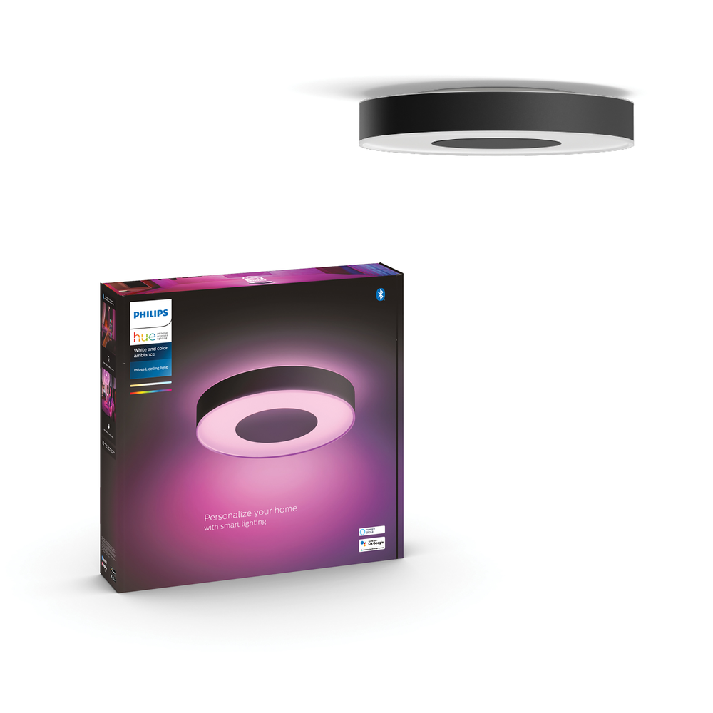 Philips HUE INFUSE L CEILING LAMP BLACK