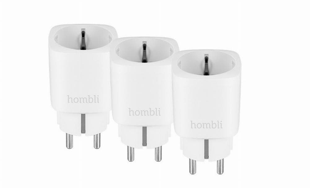 Hombli Slimme Stekker Energiemeter Wit 3 stuks