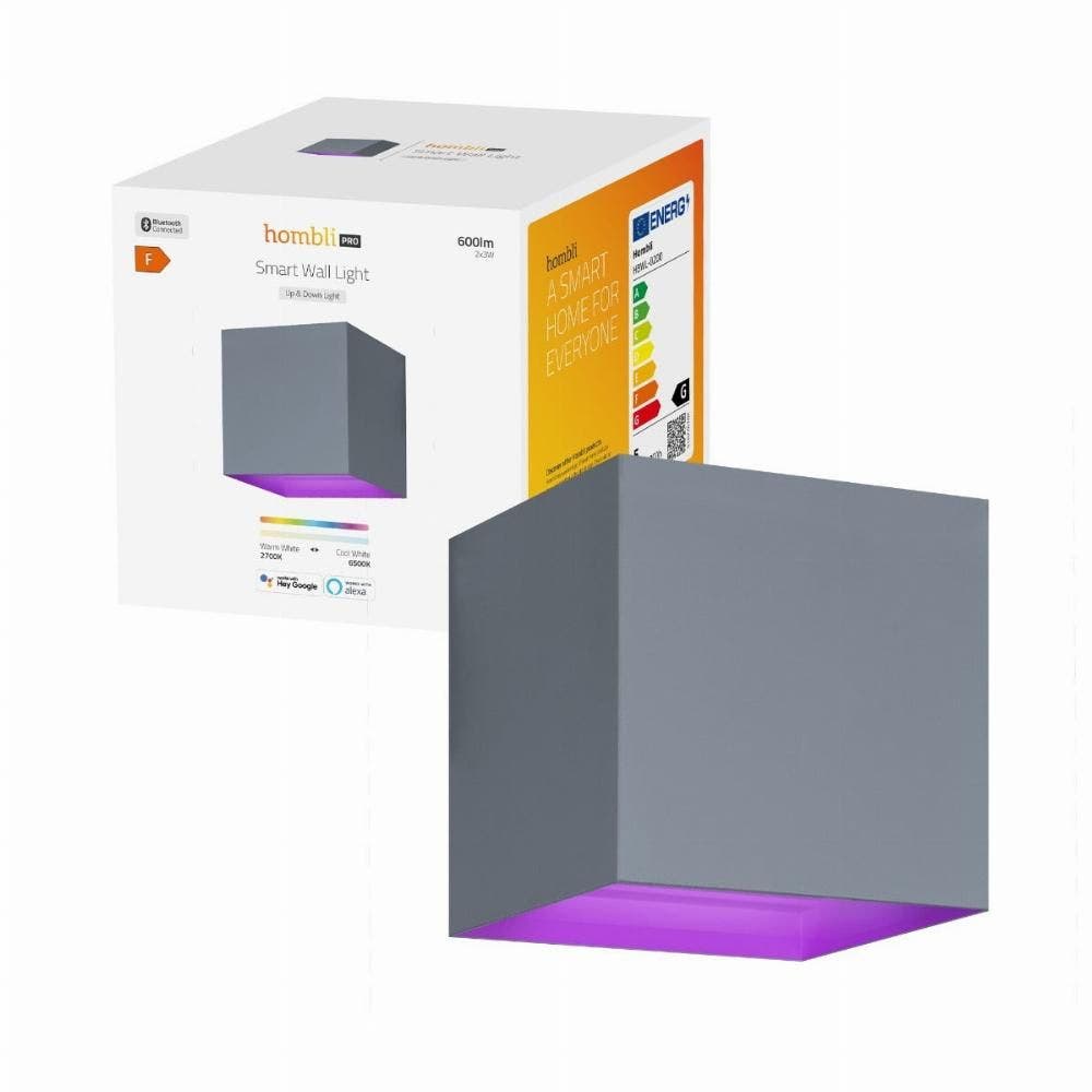 Hombli Slimme Wandlamp Buiten Grijs