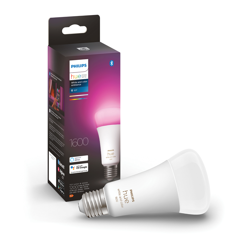 Philips HUE WHITE AND COLOR AMBIANCE 13.5W A67 E27 1-PACK